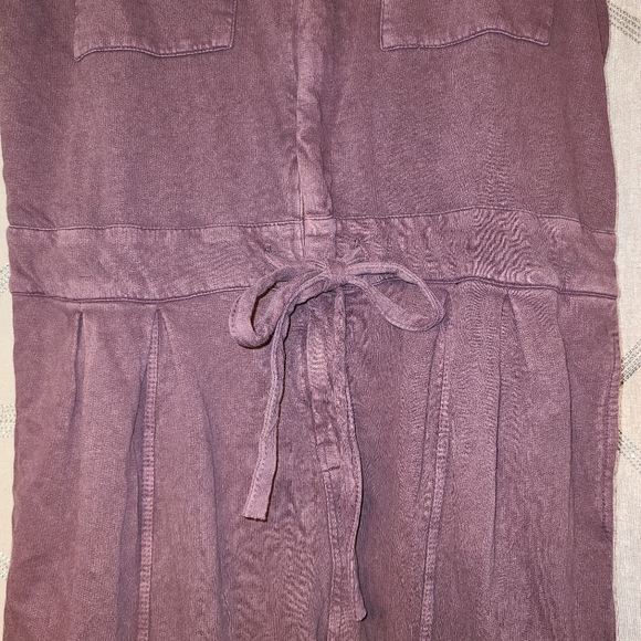 Free People One Plum Purple Billie Coveralls Jumpsuit S - Picture 3 of 6